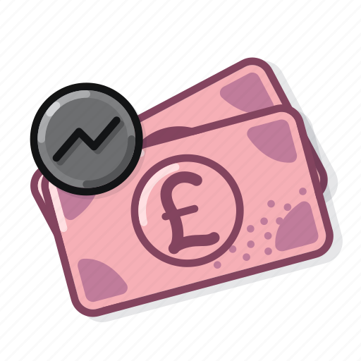 Pound, stats, banknote, cash, money icon - Download on Iconfinder