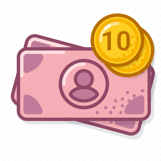 Pound, avatar, coin, ten, banknote, cash, money icon - Download on Iconfinder