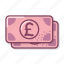 pound, mini, banknote, cash, money 