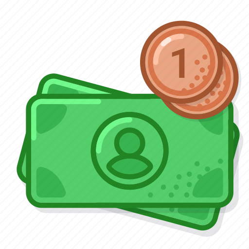 Usd, avatar, coin, one, banknote, cash, money icon - Download on Iconfinder