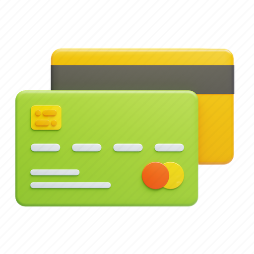 Card, credit card, shopping, payment 3D illustration - Download on Iconfinder