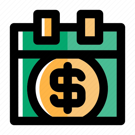 Bank, banking, calendar, credit, debt, money, payday icon - Download on Iconfinder