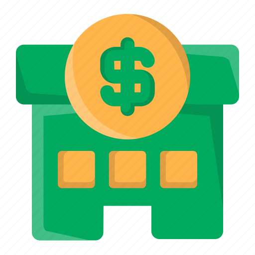 Bank, banking, building, business, finance, money, office icon - Download on Iconfinder