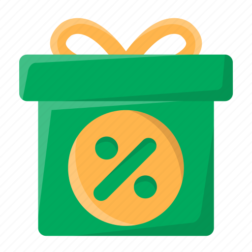 Box, discount, gift, offer, percent, present, shopping icon - Download on Iconfinder