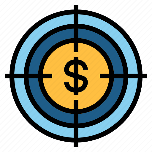 Dollar, target icon - Download on Iconfinder on Iconfinder