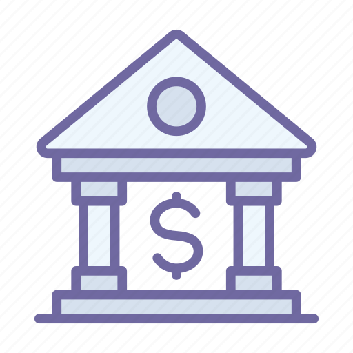 Building, bank, finance, currency, commerce icon - Download on Iconfinder