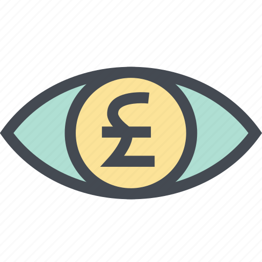 Coin, finance, money, money eye, pound, see, view icon - Download on Iconfinder