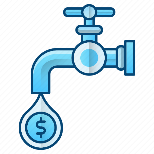 Business, faucet, flow, money icon - Download on Iconfinder