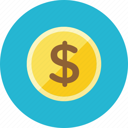 Coin, dollar icon - Download on Iconfinder on Iconfinder