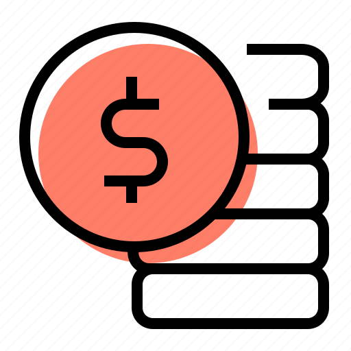 Coins, money, savings, stack icon - Download on Iconfinder