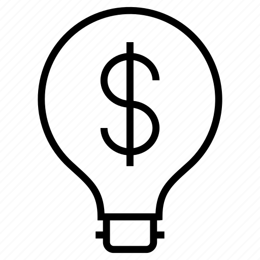 Bulb, idea, dollar, economy, money icon - Download on Iconfinder