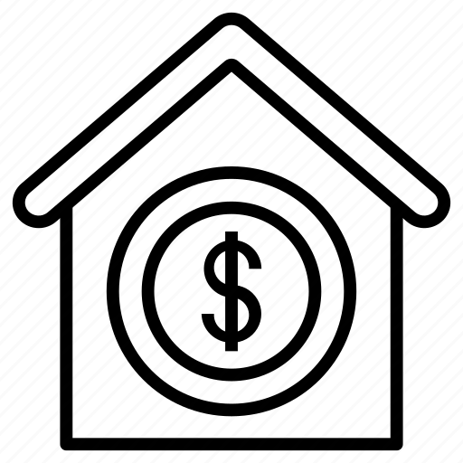 Home, loan, house, property, price, money icon - Download on Iconfinder