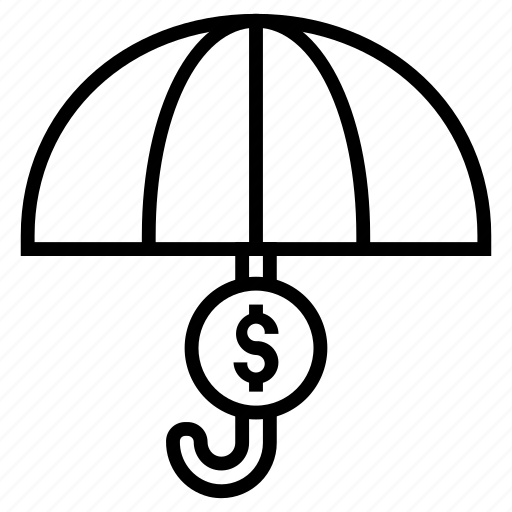 Insurance, dollar, protection, money, umbrella icon - Download on Iconfinder