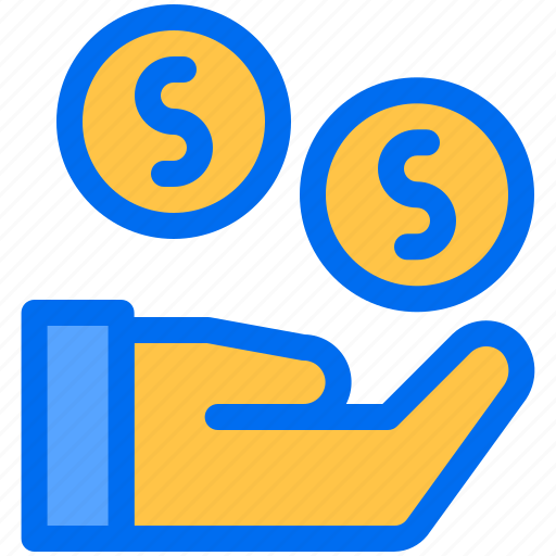 Benefit, business, finance, hand, money, payment icon - Download on Iconfinder