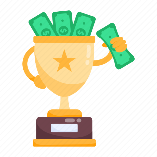Cash prize, financial success, financial prize, prize money, financial achievement sticker - Download on Iconfinder
