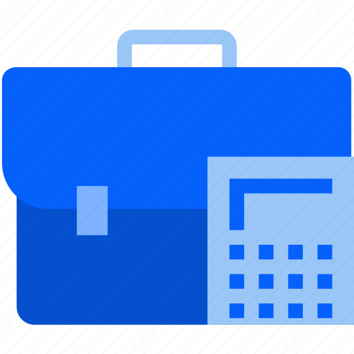 Office, portfolio, briefcase, calculator, accounting, calculation icon - Download on Iconfinder