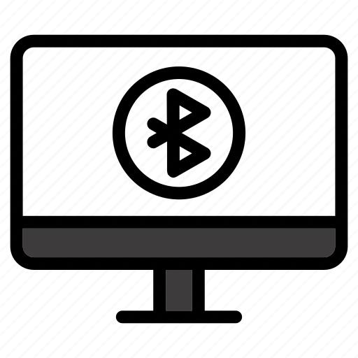 Lcd, moniter, computer, bluetooth icon - Download on Iconfinder