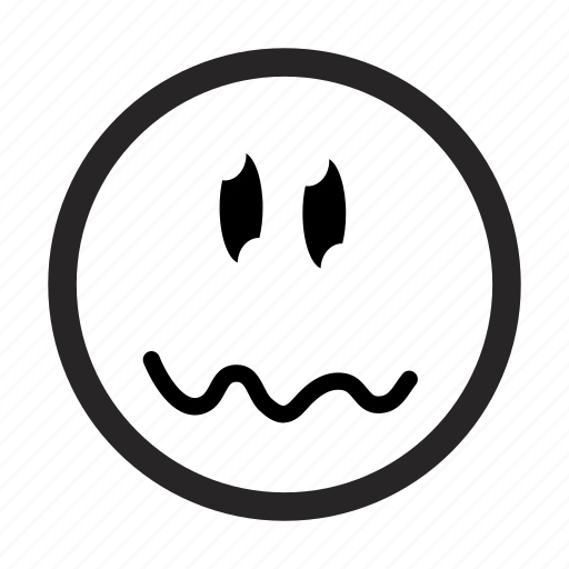 Emoji, emoticons, monochrome, smileys icon - Download on Iconfinder