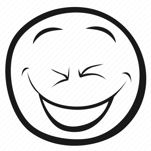 Emoji, emoticon, face, monochrome icon - Download on Iconfinder