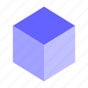 cube, creative, square, block, box