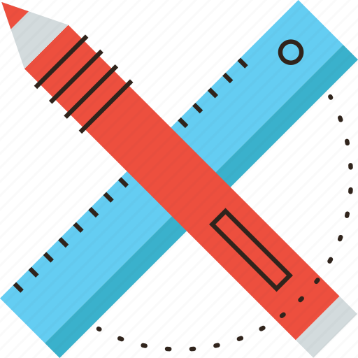 Architect, craft, draw, pen, pencil, ruler, tools icon - Download on Iconfinder