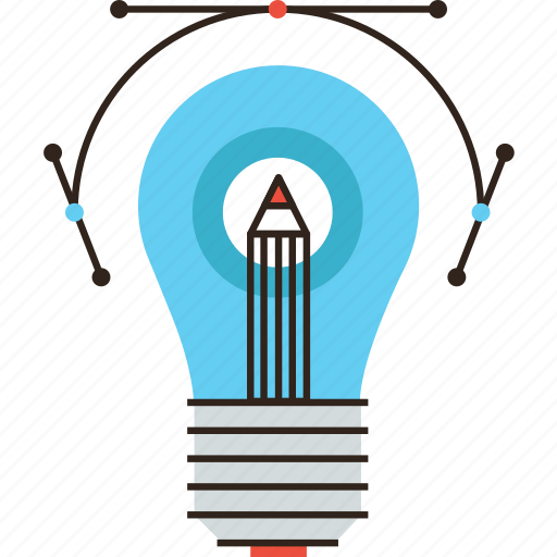 Artistic, creative, creativity, design, draw, idea, lightbulb icon - Download on Iconfinder