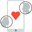 app, couple, dating, flirt, love, mobile, online, phone, sex 