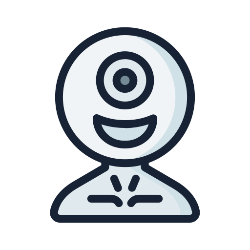 One, eye, rectangle, monster, cartoon, character icon - Free download