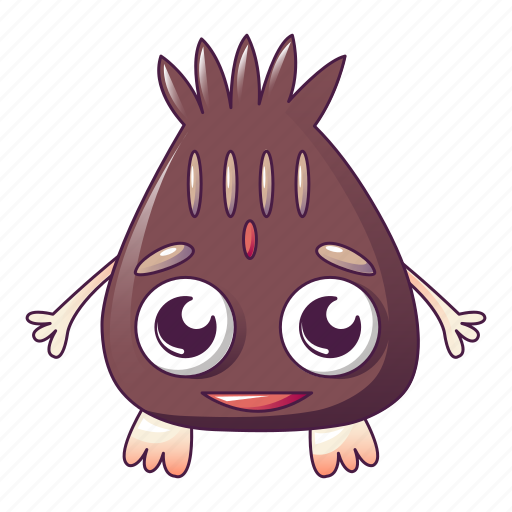Animal, brown, cartoon, character, face, halloween, monster icon - Download on Iconfinder