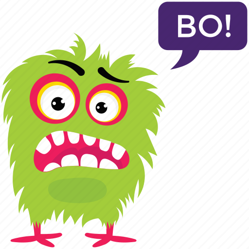 Angry monster, cartoon character, grumpy monster, monster growling, monster screaming icon - Download on Iconfinder