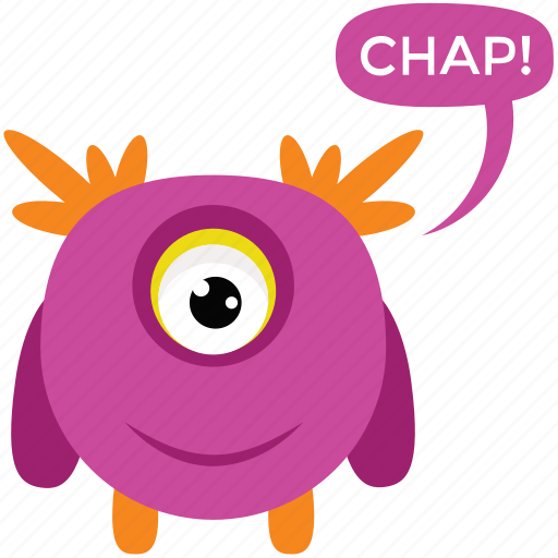 Cartoon monster, cyclops, monster screaming, scary cartoon, spooky cartoon icon - Download on Iconfinder