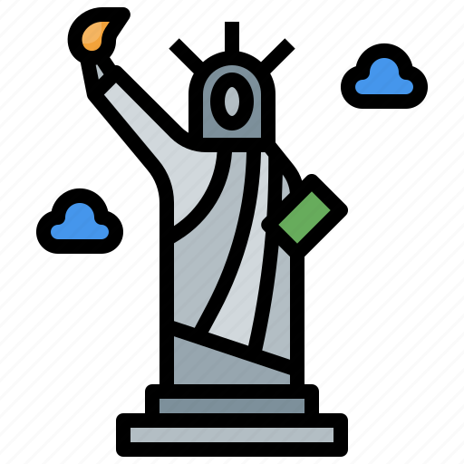 Liberty, new, of, states, statue, united, york icon - Download on Iconfinder
