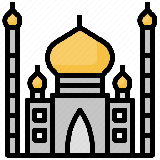 Architecture, building, city, landmark, mahal, taj icon - Download on Iconfinder
