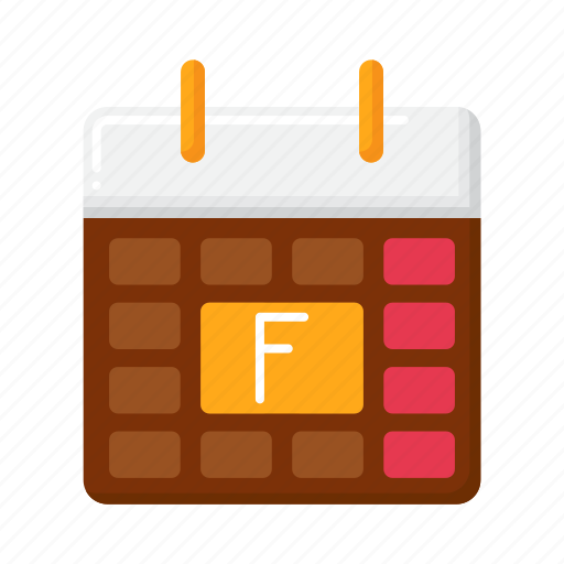 Friday, date, calendar, schedule icon - Download on Iconfinder