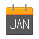 january, calendar