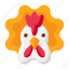 rooster, chicken, animal, bird 
