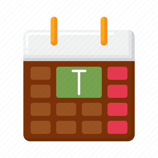 Tuesday, date, calendar, schedule icon - Download on Iconfinder