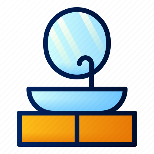Sink, bathroom, washing, morning, routine icon - Download on Iconfinder