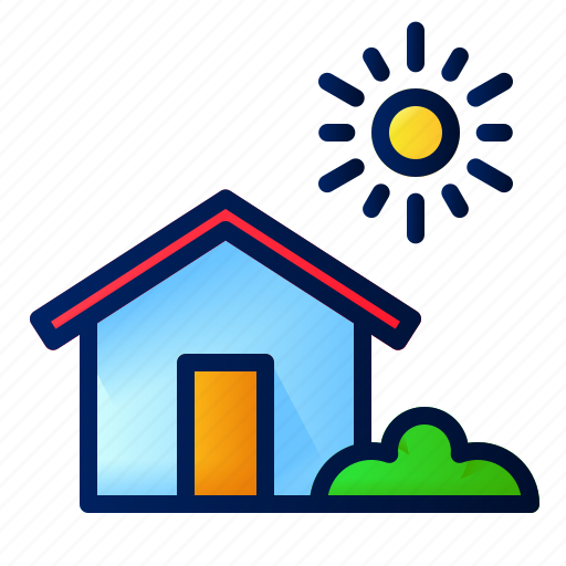 House, morning, routine, home, bright, weather icon - Download on Iconfinder