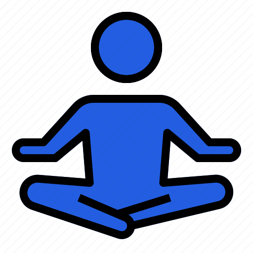 Yoga, sport, meditation, health, exercise, morning, pose icon - Download on Iconfinder