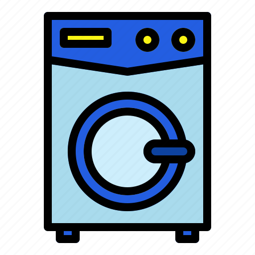 Washing, machine, housework, laundry, morning, routine icon - Download on Iconfinder