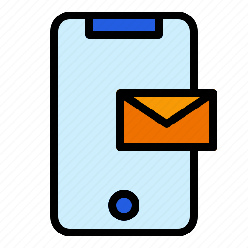 Email, phone, app, checking, notification, morning, routine icon - Download on Iconfinder