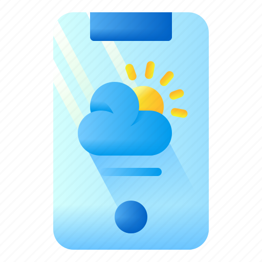 Weather, app, phone, sunny, morning, routine icon - Download on Iconfinder