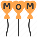 celebration, day, love, mom, mother, woman, balloon
