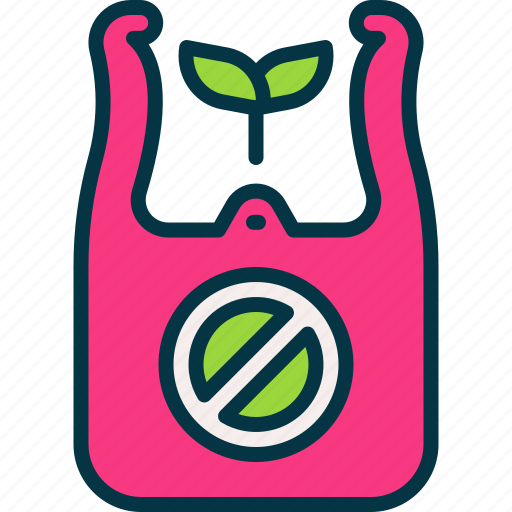 No, plastic, stop, reduce, bag icon - Download on Iconfinder