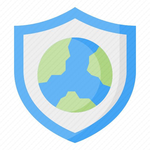 Protection, protect, security, shield, earth, planet, world icon - Download on Iconfinder