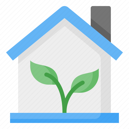 Eco, green, home, house, plant, eco friendly, ecology icon - Download on Iconfinder
