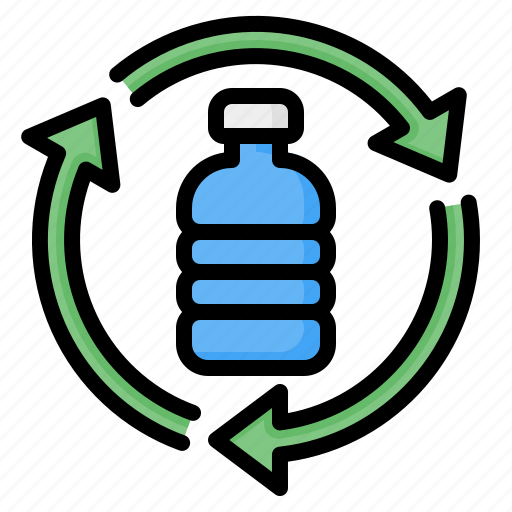 Recycle, recycling, reusable, sustainability, bottle, plastic, ecology icon - Download on Iconfinder