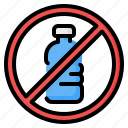 no plastic, no plastic bottle, no bottle, bottle, plastic, forbidden, prohibition