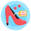 stiletto, heel, ladies shoe, apparel, heel shoe 